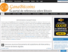 Tablet Screenshot of ganabitcoins.com